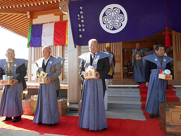 照光寺の節分祭にて